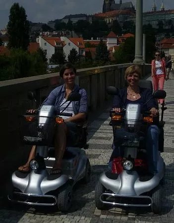 Prague by Mobility Scooters and on Foot