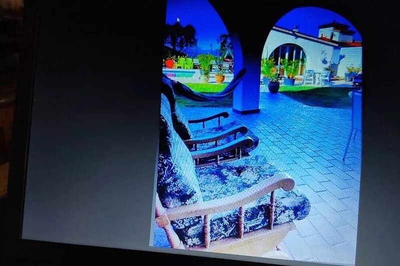 Cozy house with three bedrooms large garden and pool at 800 from the sea