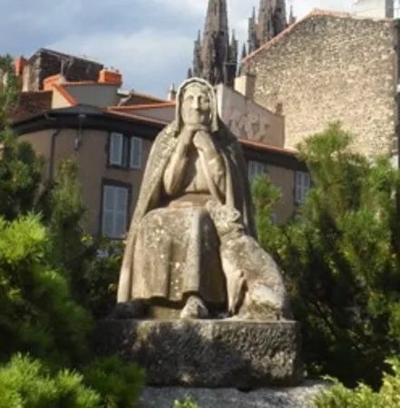 Statue Meditation de la Bergere