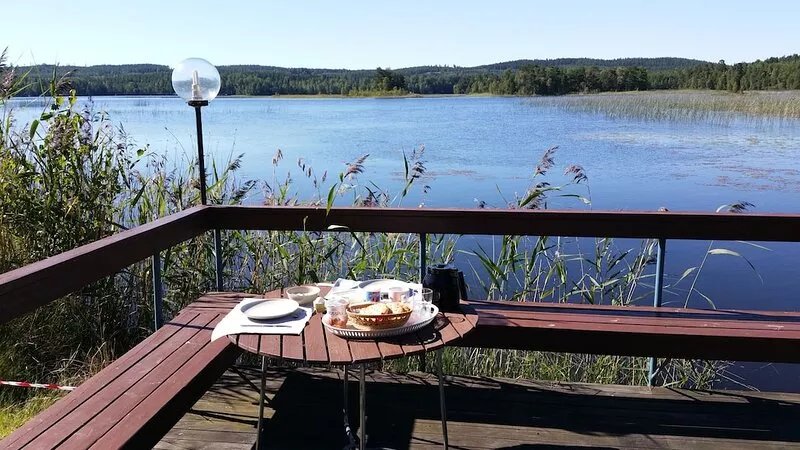 Idyllic Swedish house in a fantastic location on its own beach