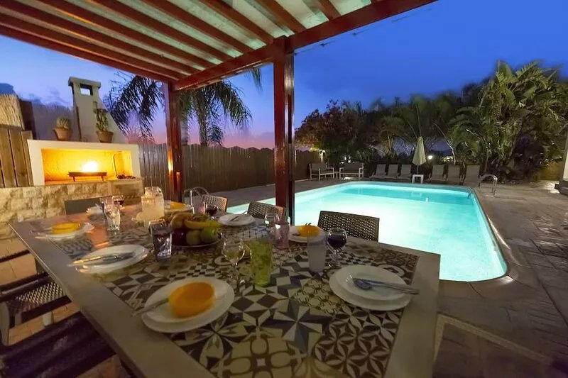 Villa Alasia -  a beach villa with heated pool that sleeps 8 guests  in 4