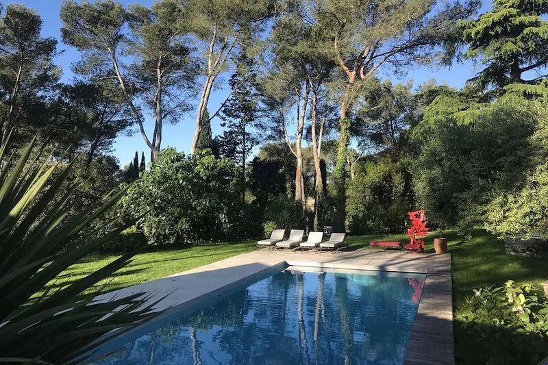New: Villa, Heated swimming pool between pine forest and olive trees.