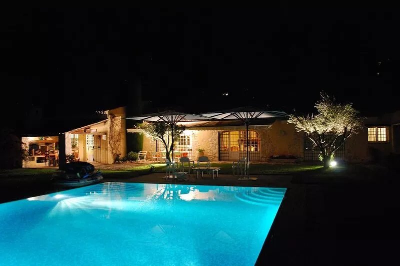Provence provencal farmhouse in the countryside.