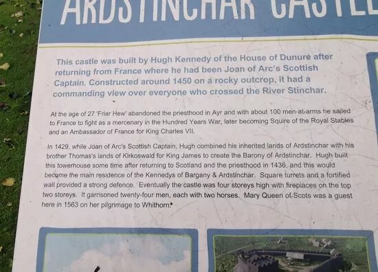 Ardstinchar Castle