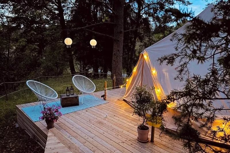 tent romantica, a b&b in a luxury glamping style