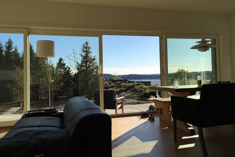 Luxurious, light-flooded vacation home near Oslo