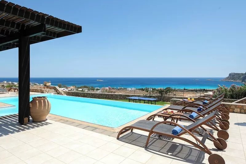 Villa Athena Lindos - 6 Bedroom Villa with Private Infinity Pool and Seaviews