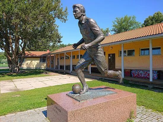 Statue Of Jari Litmanen