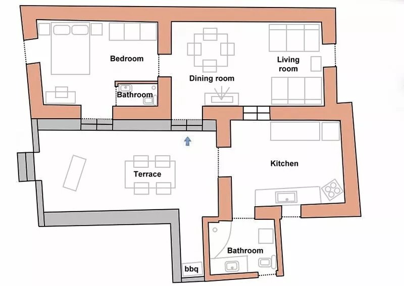 Exochi 3 - Traditional sea view house (up to 4 persons)