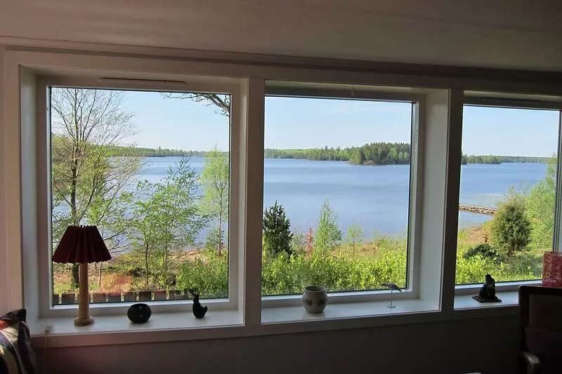 Cottage by Bolmen with fantastic lake views