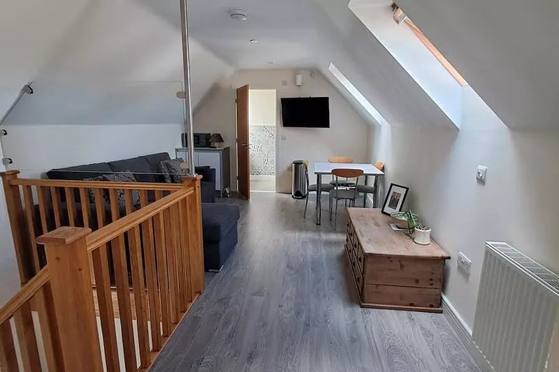 The Edge. Modern loft apartment in Yorkshire market town.