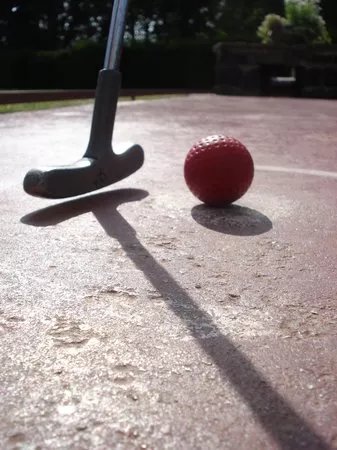 Minigolf am Meer