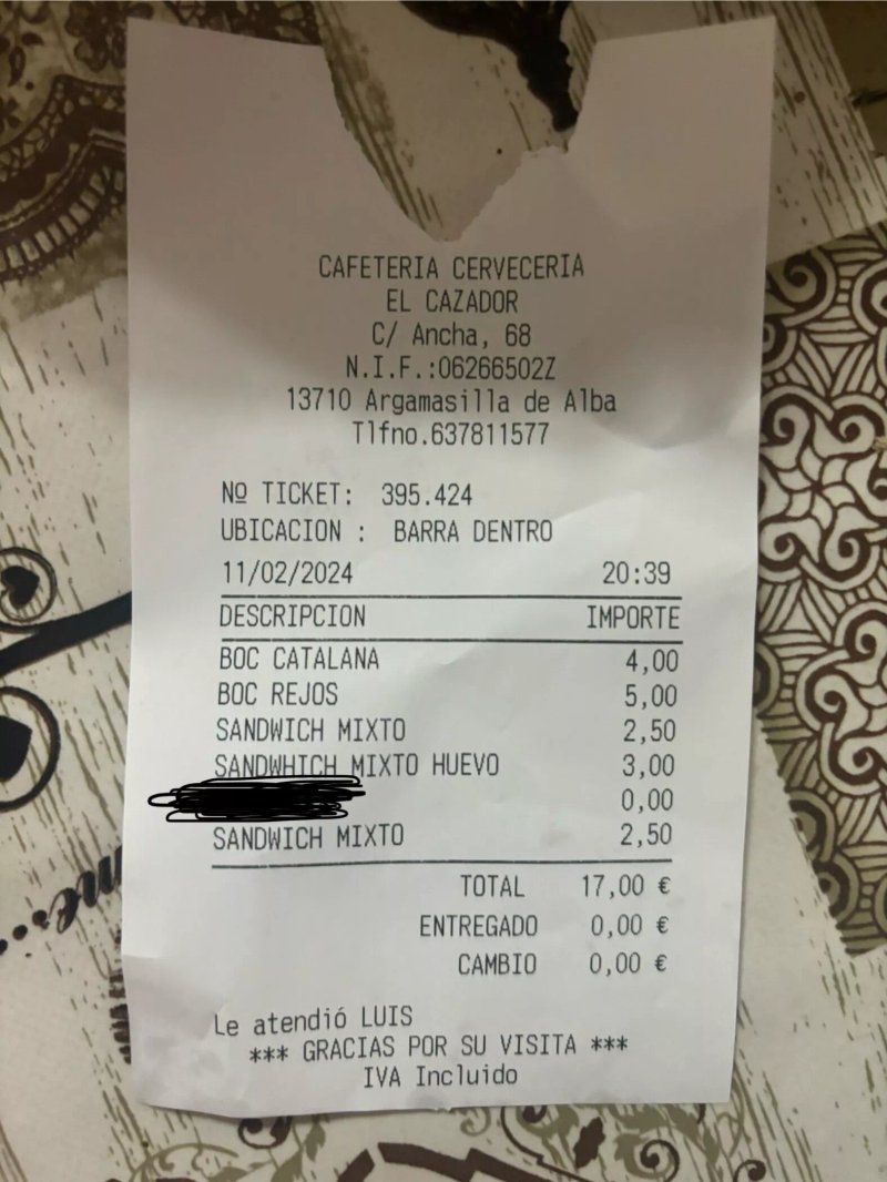El cazador.
