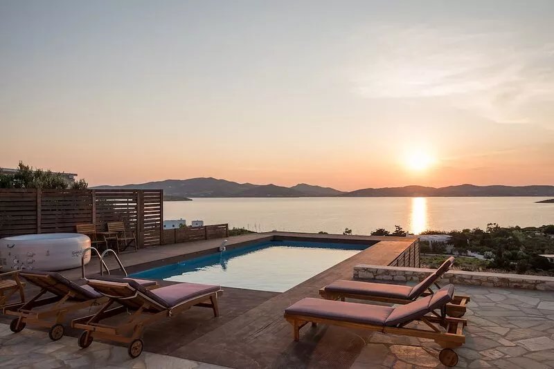 Villa Korina at Makria Myti, Paros