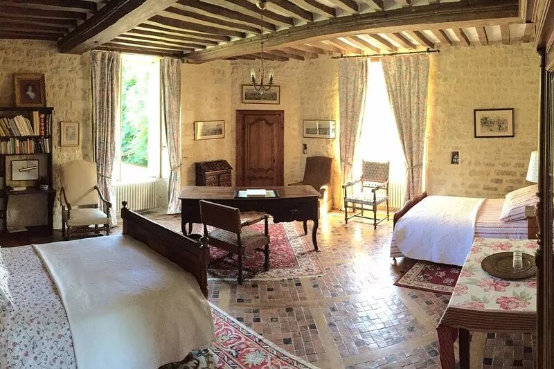 Room in Tower The Castle of Asnières en Bessin