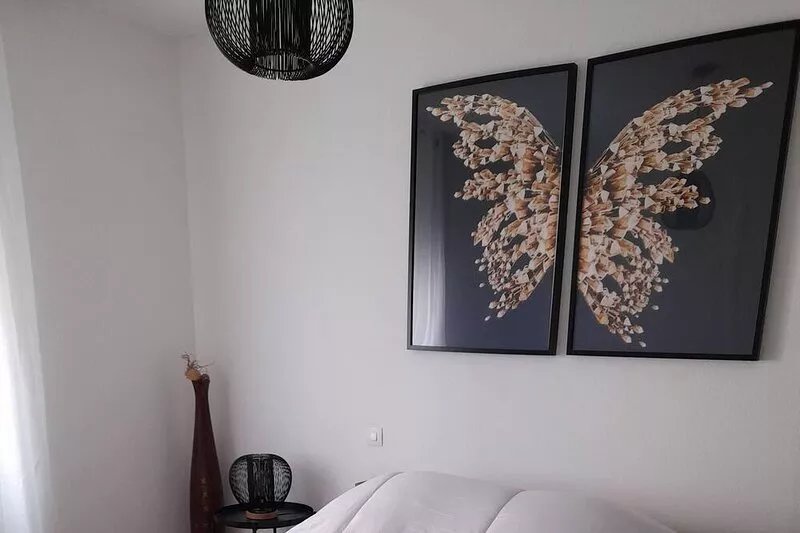In the heart of Meze, apartment 2 BEDROOMS, AIR CONDITIONED, sleeps 4.