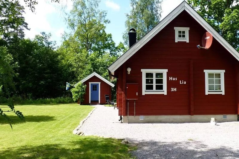 Hus LIA lake, boat, fireplace, WiFi, fishing license, bicycles, Bathe, top