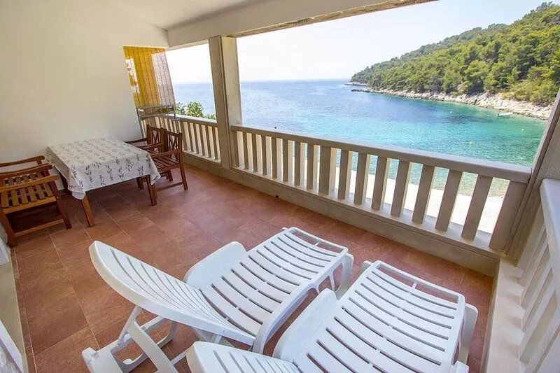 Two bedroom apartment near beach Cove Skozanje, Hvar (A-5713-d)
