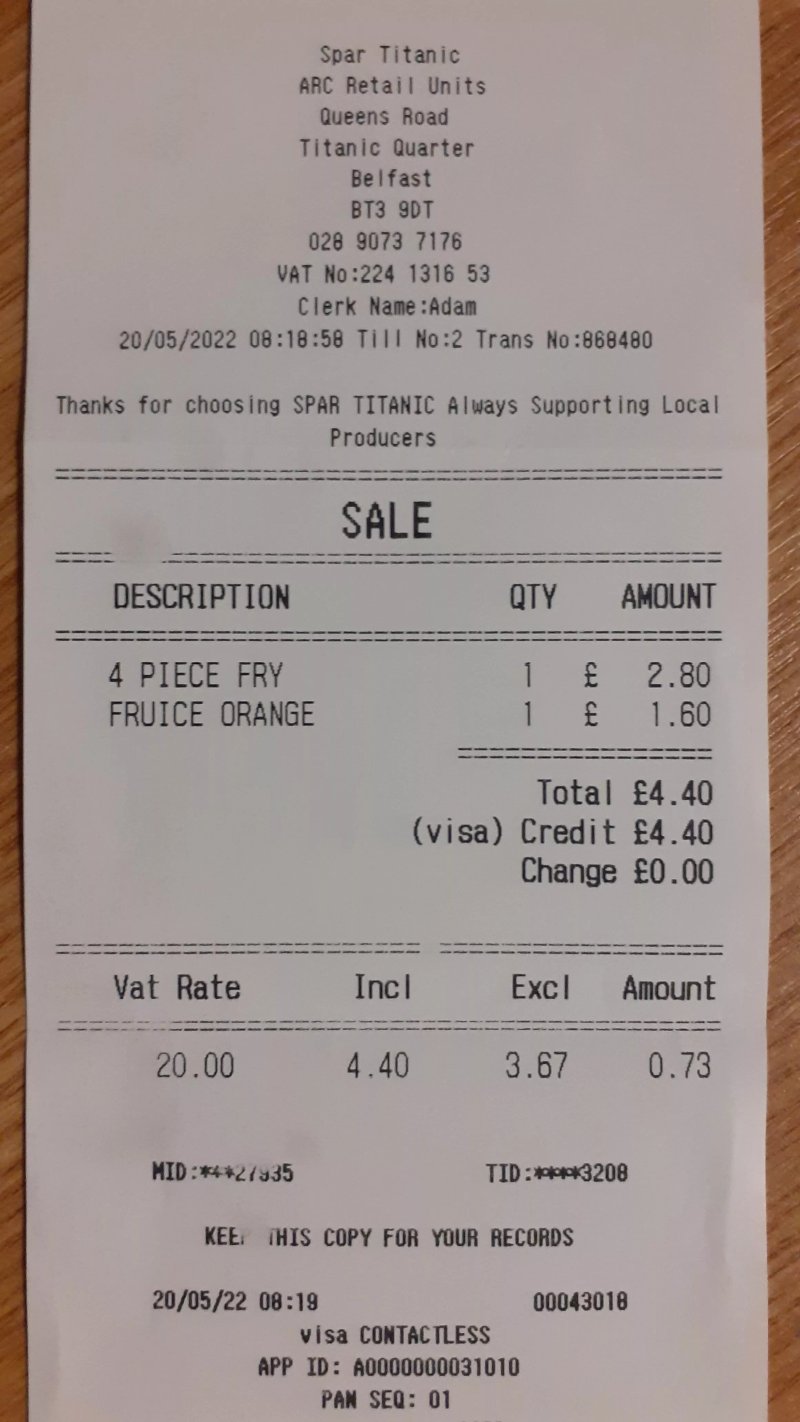 Spar Titanic