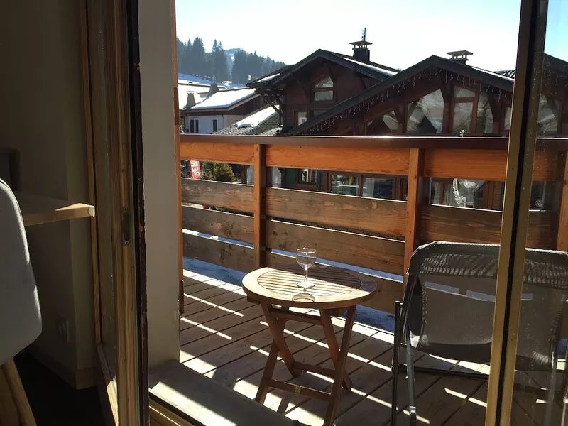 Charming 2 rooms fully renovated in the village center des Gets