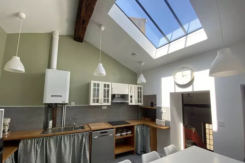 Charming apartment with terrace in the historic center of Cluny