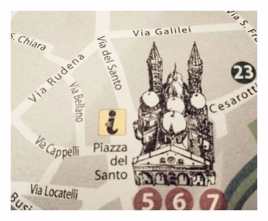 IAT Ufficio Informazioni Turistiche Piazza del Santo