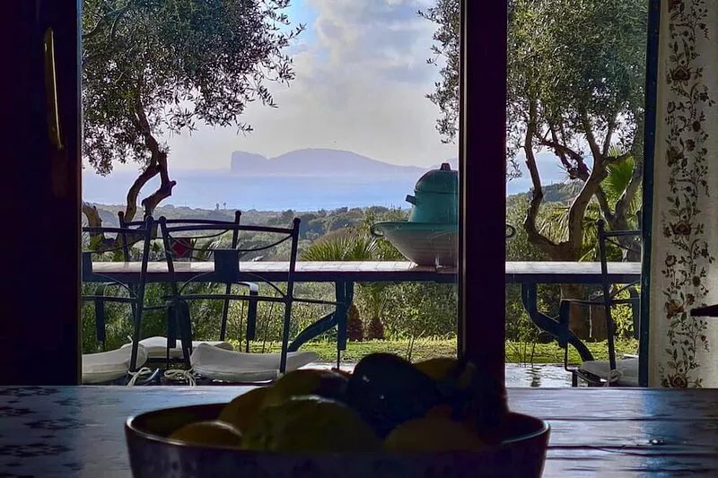 Villa Tramonto with sea view veranda surrounded by greenery with A/C and wifi