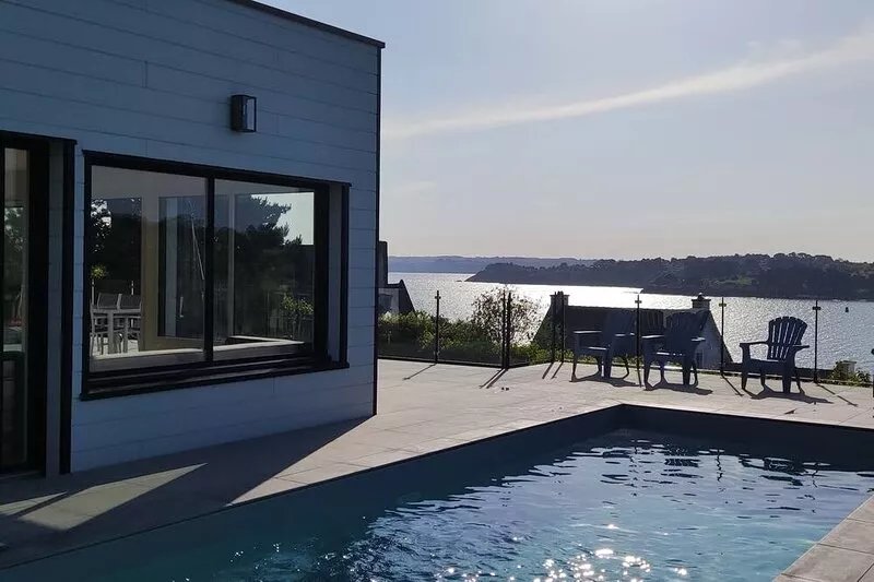 Villa 8 persons Exceptional Sea View, Heated swimming pool + spa, Beach at 250m