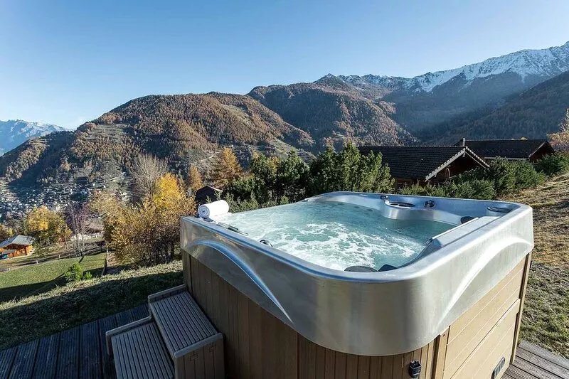 Chalet Mon Ours - Jacuzzi - Sauna - Views - La Tzoumaz, 4 Vallees
