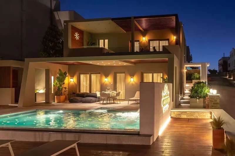 Magnificent Tinos Suite | Suite with Stunning Sea Views and Private Swimming