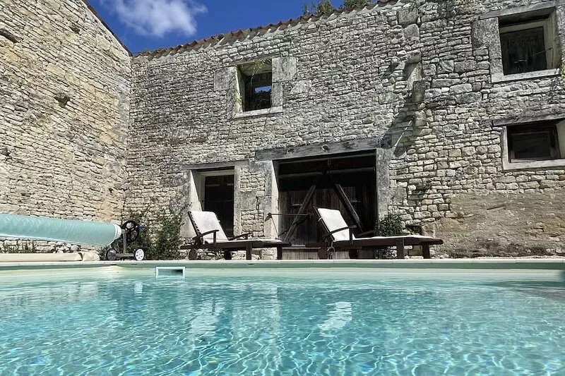 Beautiful gite in charming location with private pool near historic market towns
