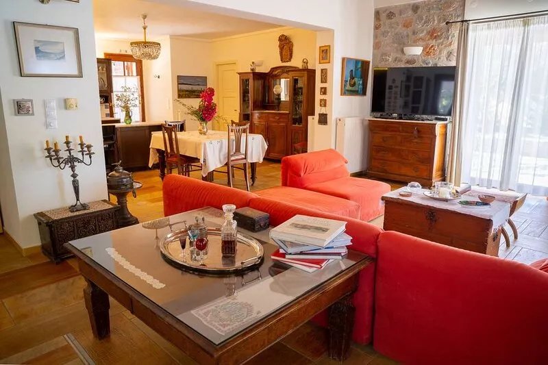 Luxury Stone-built 160sqm Villa in Olive Groove, On Waterfront