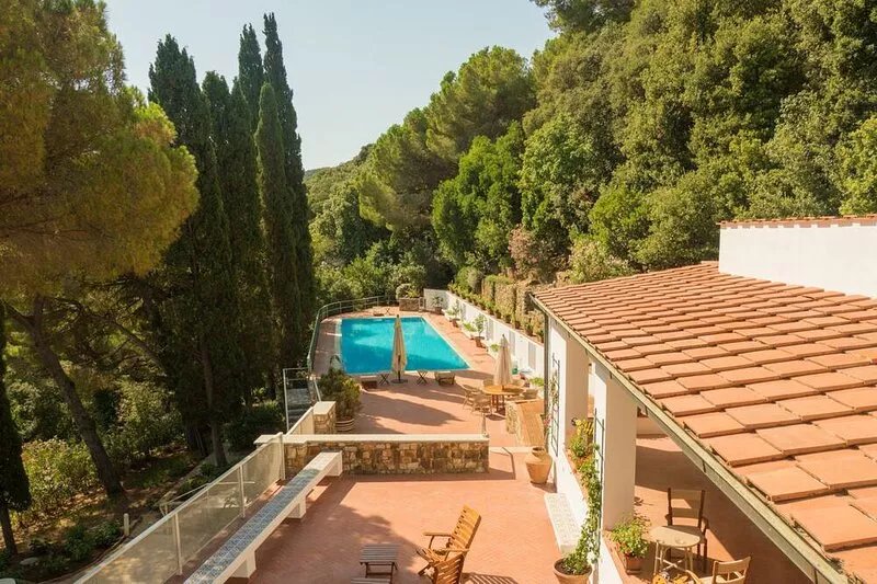 Villa LO SCHIOPPO with sea view and pool