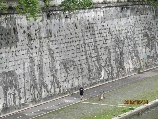 I Murales di Kentridge sul Lungotevere