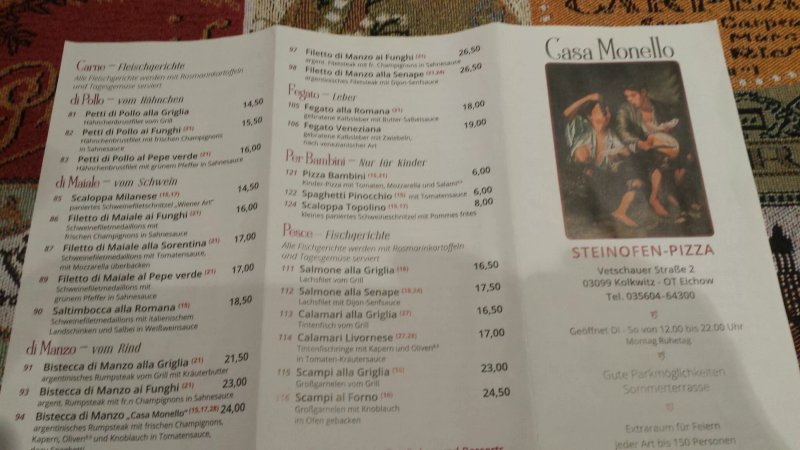 Ristorante Pizzeria Casa Monello