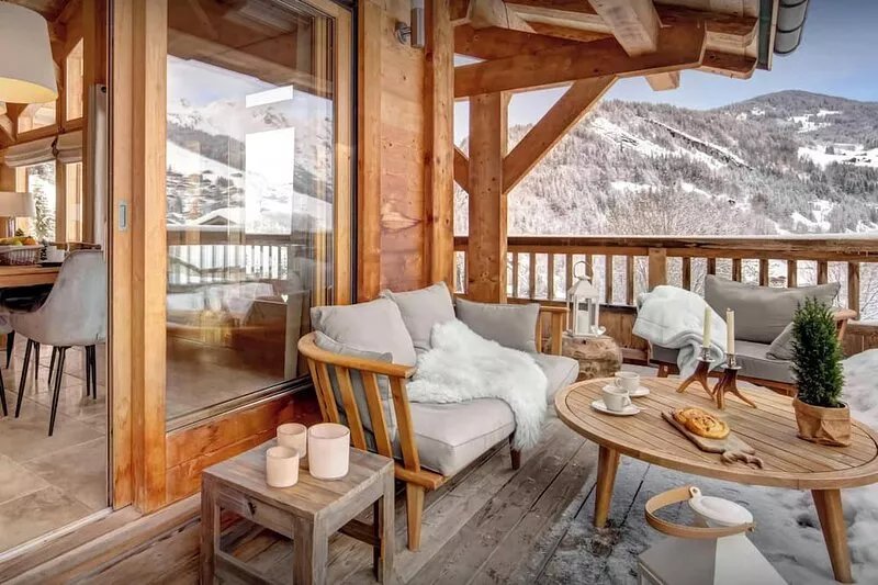 Chalet Timan - ski-in ski-out break for 8, spa & views - OVO Network