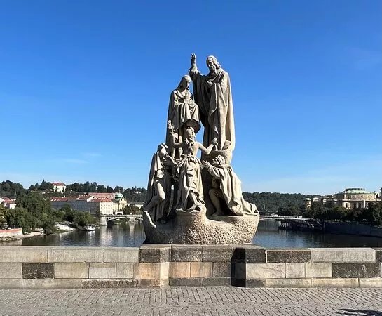 Statue St. Cyrill und Methodius (Sousosi sv. Cyrila a MetodEje)