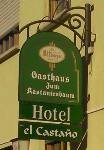El Castaño Zum Kastanienbaum