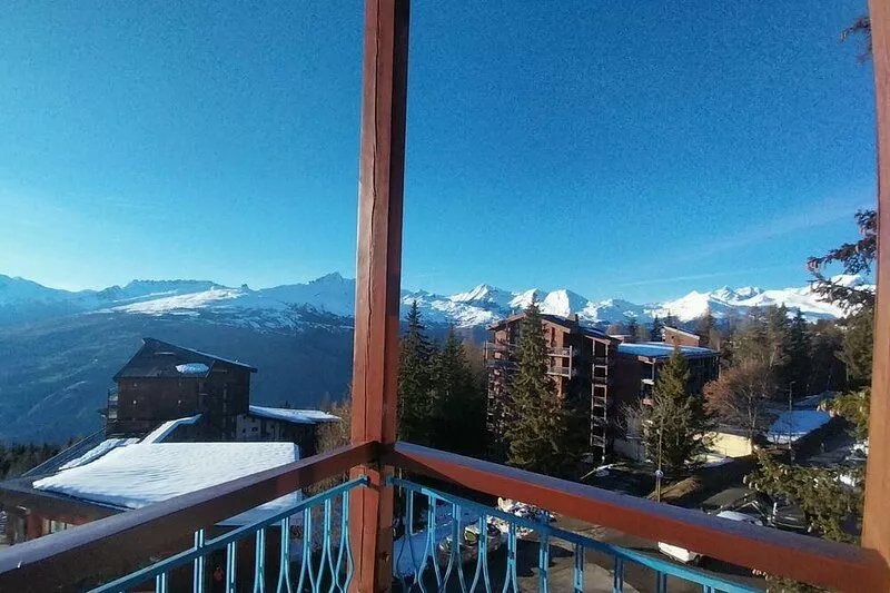 Arcs 1800, Vogel building, Mont-Blanc view, 200m from slopes and shops