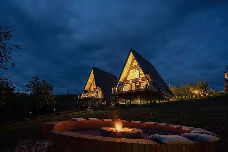 A Frame Chalet in Dealu Mare