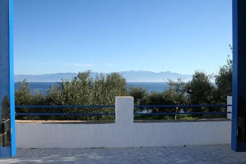 Romantic house above the sea with charming view
