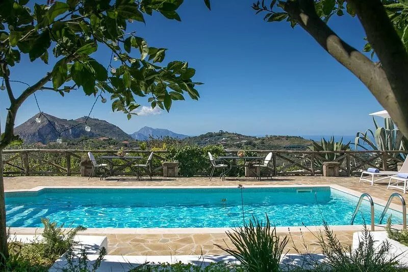 AMORE RENTALS - Villa Amiela with Private Pool, Sea View, Garden, Terrace and