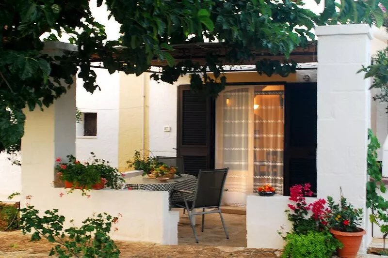 Old stables in historic farmhouse in panoramic position between sea and hills