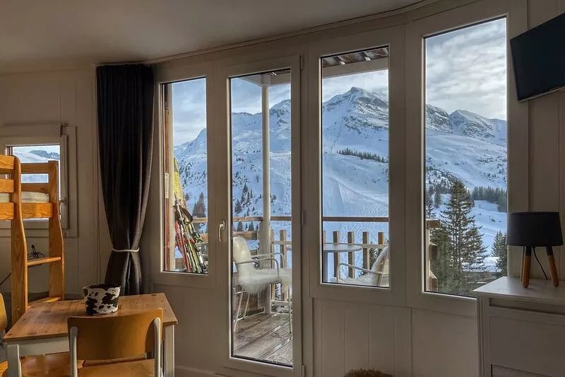 Charming Studio 4 pers with south balcony and mountain view