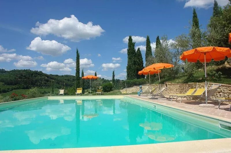 Villa / Farmhouse / Home in Poggibonsi with 2 bedrooms sleeps 6