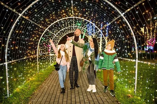 Smerfy - Garden of Lights Krakow (Ogrod Swiatel)