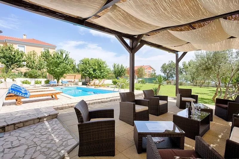Luxury Villa With Pool, Gym, Bicycles And Beautiful Sea View