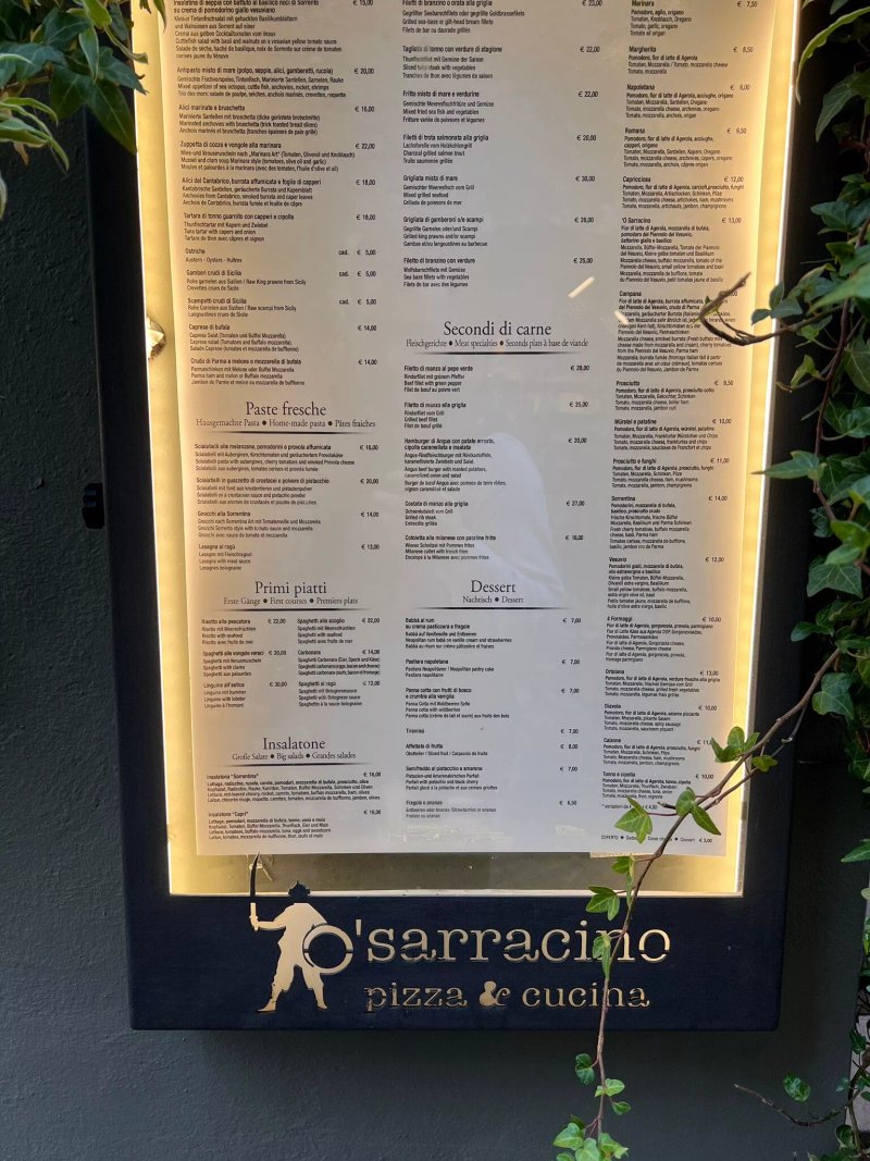 Ristorante O' Sarracino Pizza & Cucina