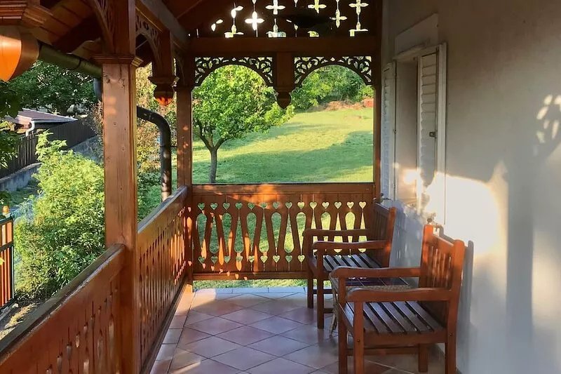 Villa with lake view, pool and infra sauna