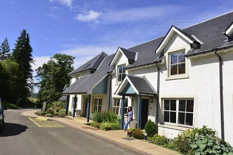 Scottish Holiday Lodge with Hotel, WiFi Free Leisure Centre, Pool and Spa